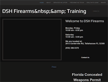 Tablet Screenshot of dshfirearms.com